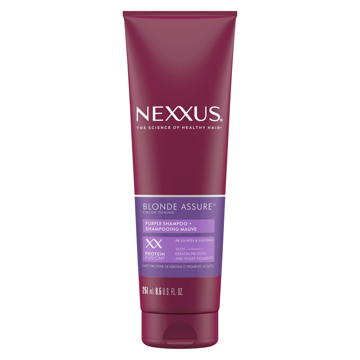 White Smoke Nexxus Blonde Assure Purple Shampoo 8.5 oz