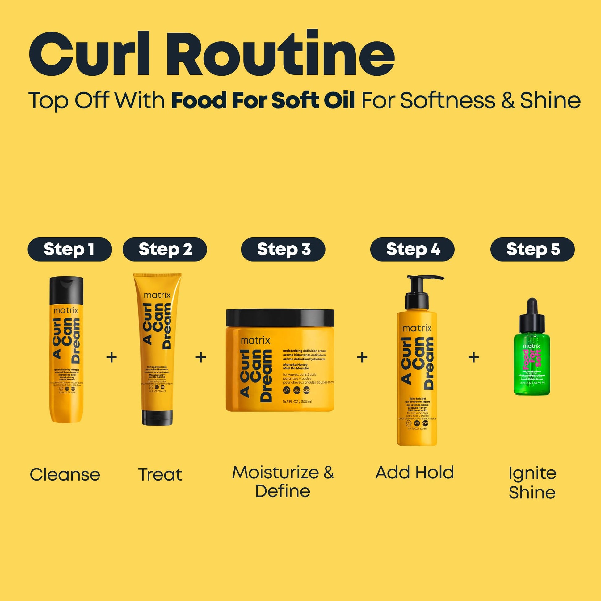 Light Goldenrod Matrix A Curl Can Dream Light Hold Gel For Curly, Coily, & Wavy Hair - Controls Frizz and Defines Curls Without Flaking or Crunch, Silicone, Sulfate & Paraben-Free, Salon Styling Gel