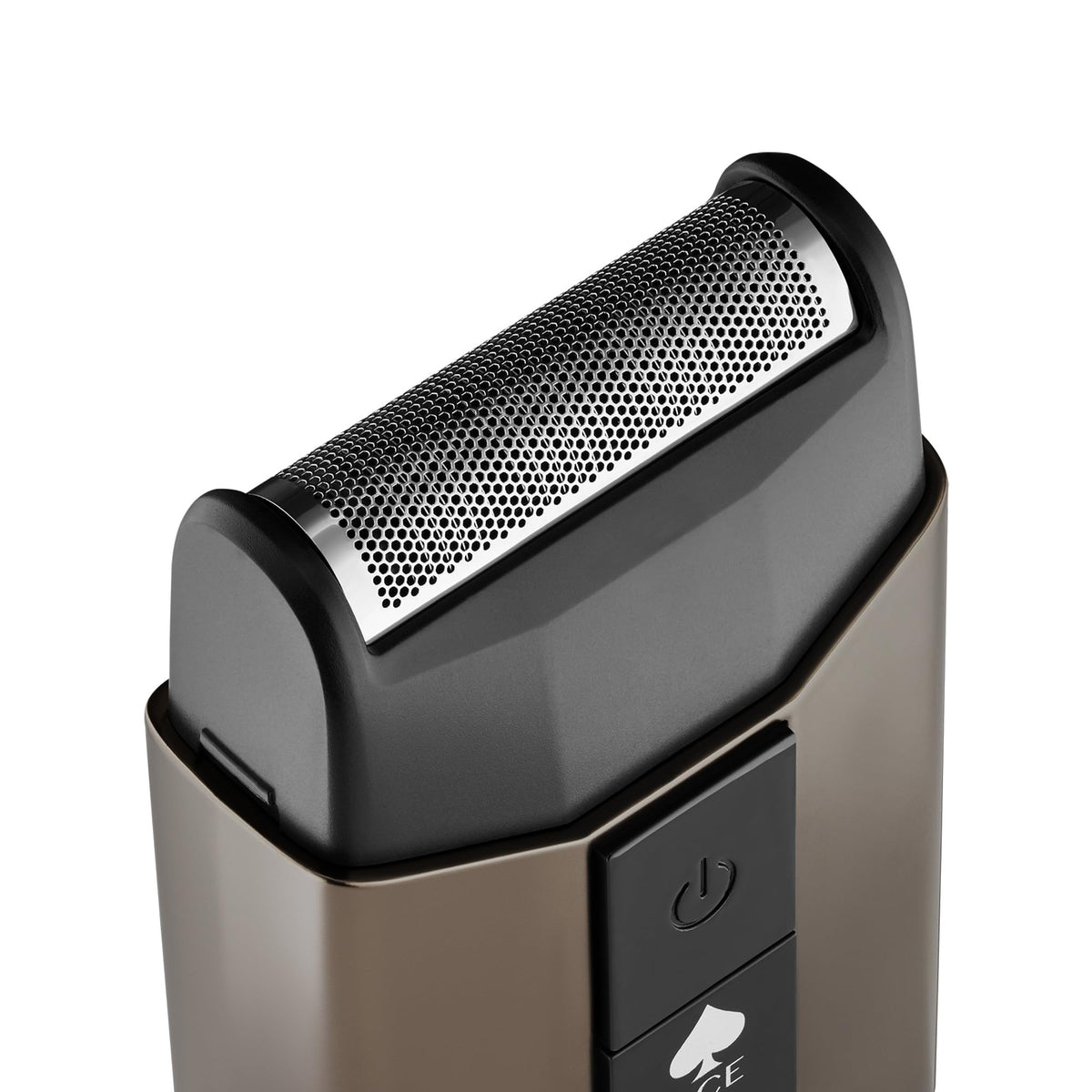 White Smoke StyleCraft Ace Cordless Single Foil Shaver with Integrated Trimmer, USB-C Rechargeable Men's Foil Shaver with Powerful Rotary Motor