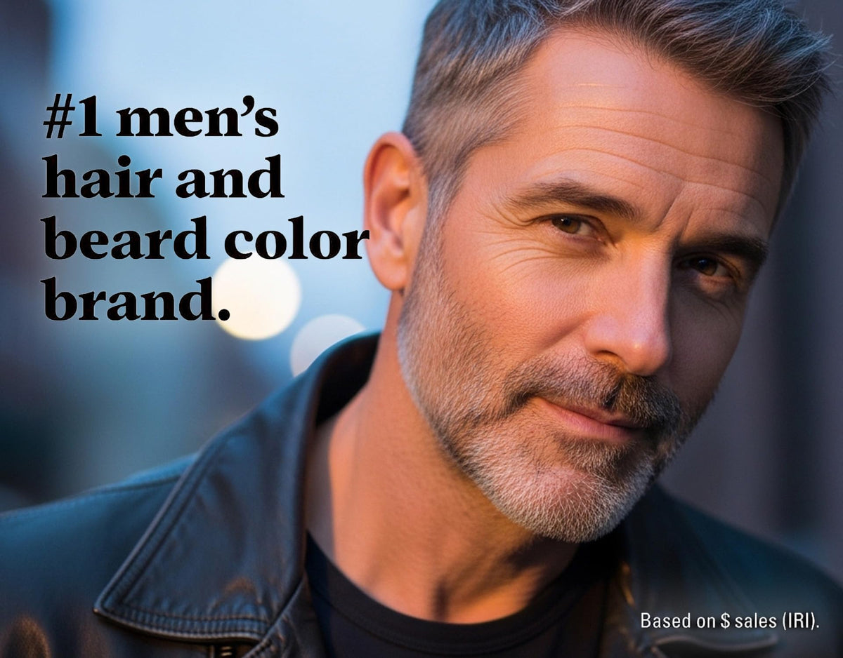 Dark Slate Gray Just For Men Touch of Gray Men's Hair Color, Dark Brown-Black