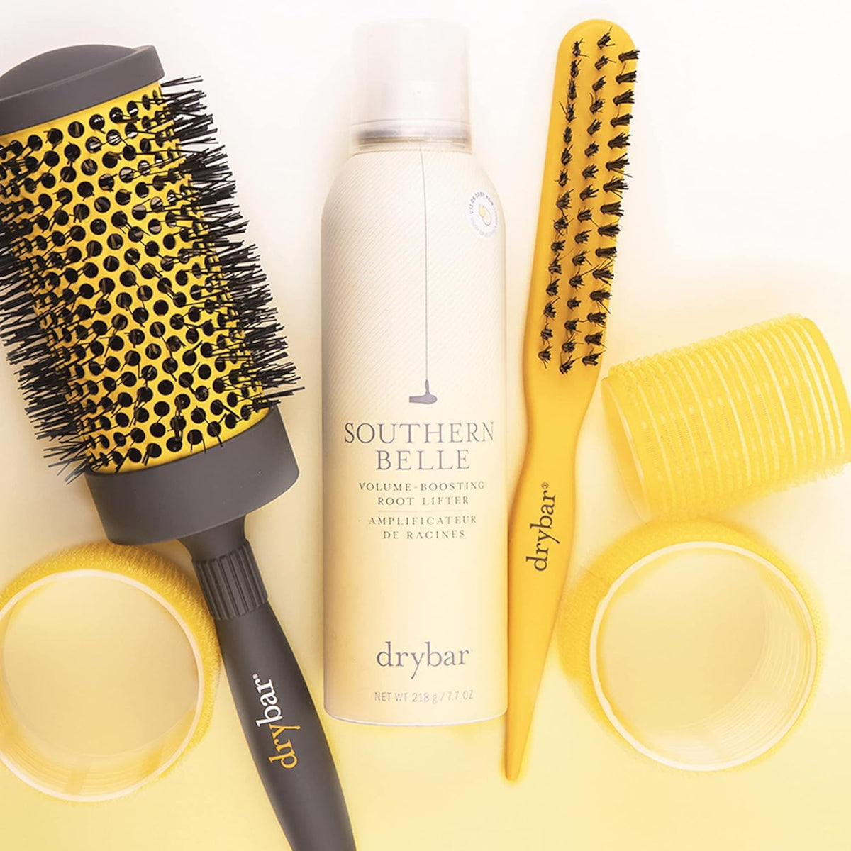 White Smoke Drybar High Tops Self-Grip Rollers