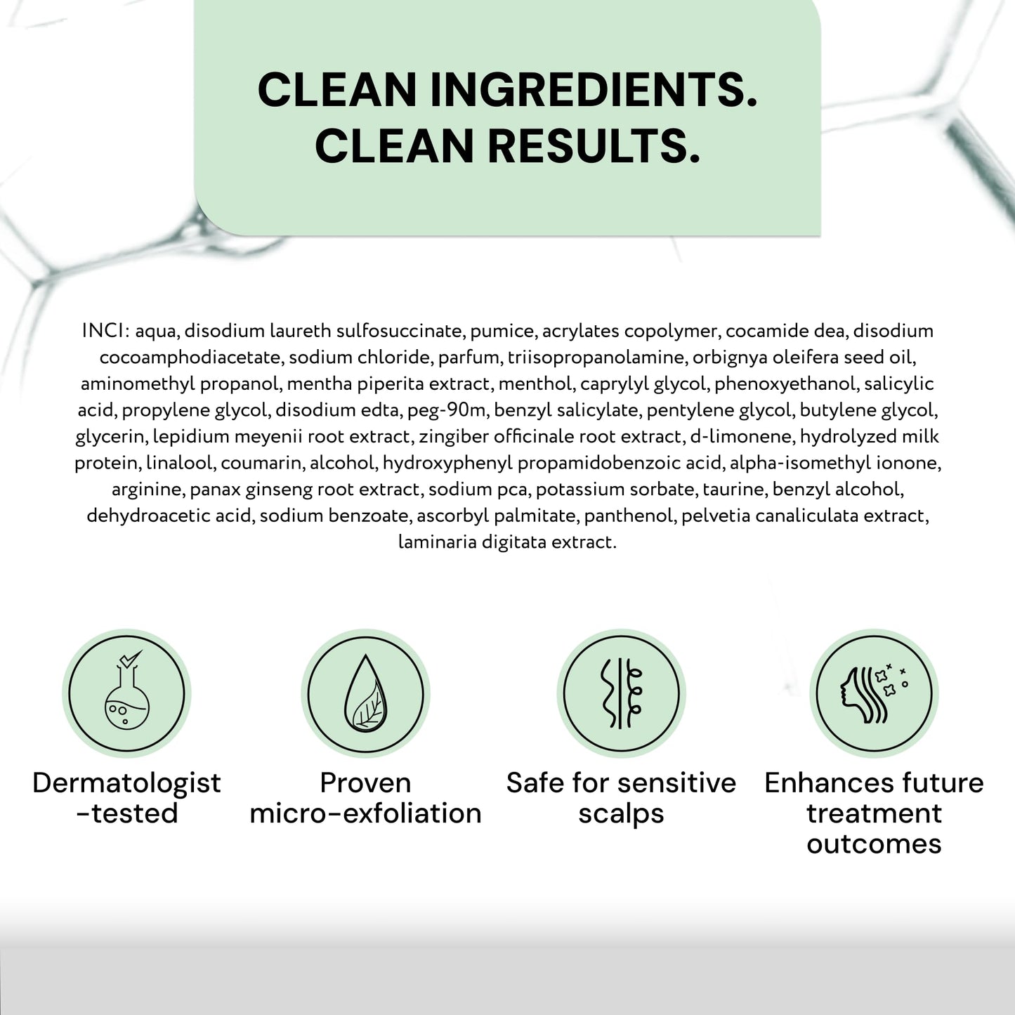 White Smoke Ybera SCALP SCRUBBER Vello Pre Cleanse Scalp Scrub & Scalp Exfoliator, Pre Shampoo Scalp Treatment for Scalp Detox, Scalp Treatment to Prepare Hair Growth Products for Women & Men, 250ml