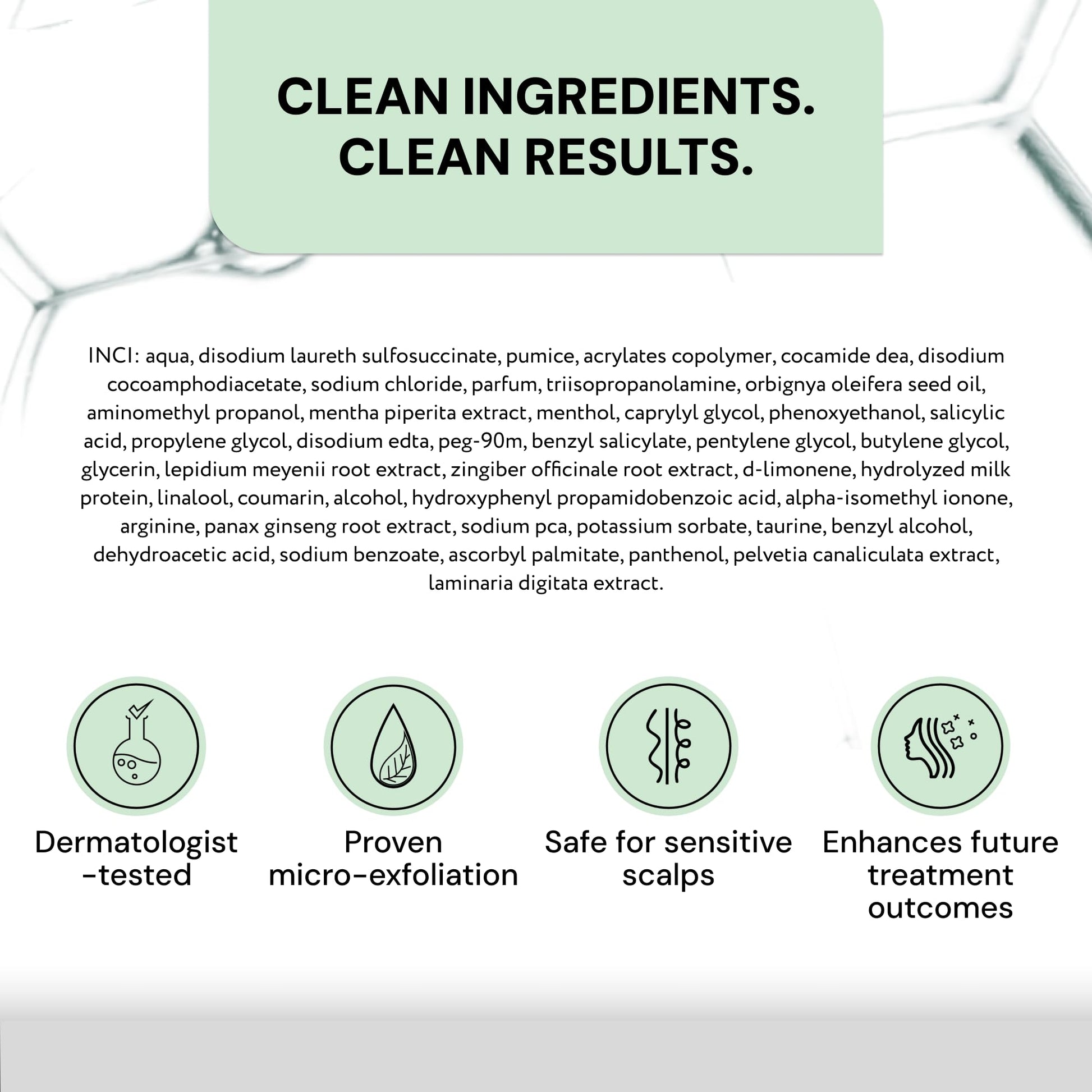 White Smoke Ybera SCALP SCRUBBER Vello Pre Cleanse Scalp Scrub & Scalp Exfoliator, Pre Shampoo Scalp Treatment for Scalp Detox, Scalp Treatment to Prepare Hair Growth Products for Women & Men, 250ml