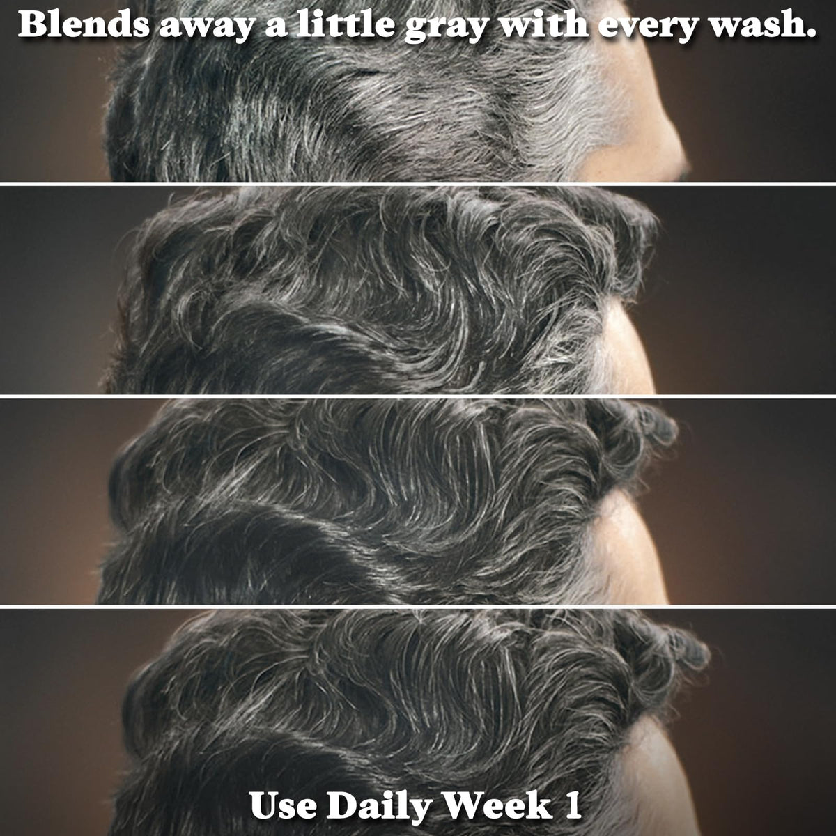 Dark Slate Gray Just For Men Control GX Grey Reducing Beard Wash Shampoo, Gradually Colors Mustache and Beard, Leaves Facial Hair Softer and Fuller