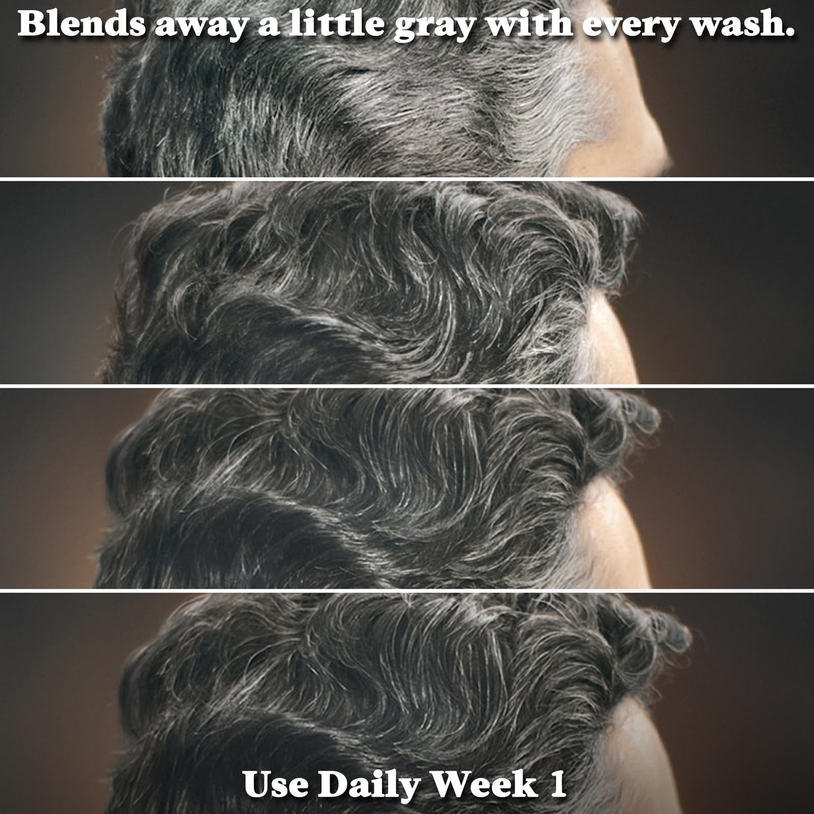 Dark Slate Gray SHAMPOO Just for Men Control GX Grey Reducing for Lighter Shades of Hair, Blonde to Medium Brown, Gradual Hair Color with Keratin, 4 Fl Oz - Pack of 1 (Packaging May Vary)