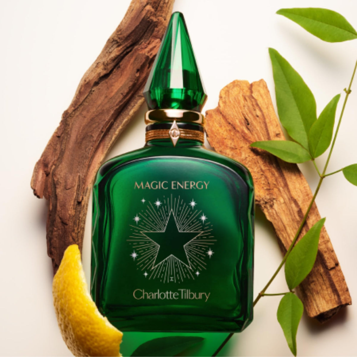 White Smoke Charlotte Tilbury Magic Energy Eau De Parfum - Pheromone Enhancing Woody Perfume Enriched with Naturally-Derived Oil - Long-Lasting Scent with Notes of Bergamot, Cashmere Wood & Palo Santo