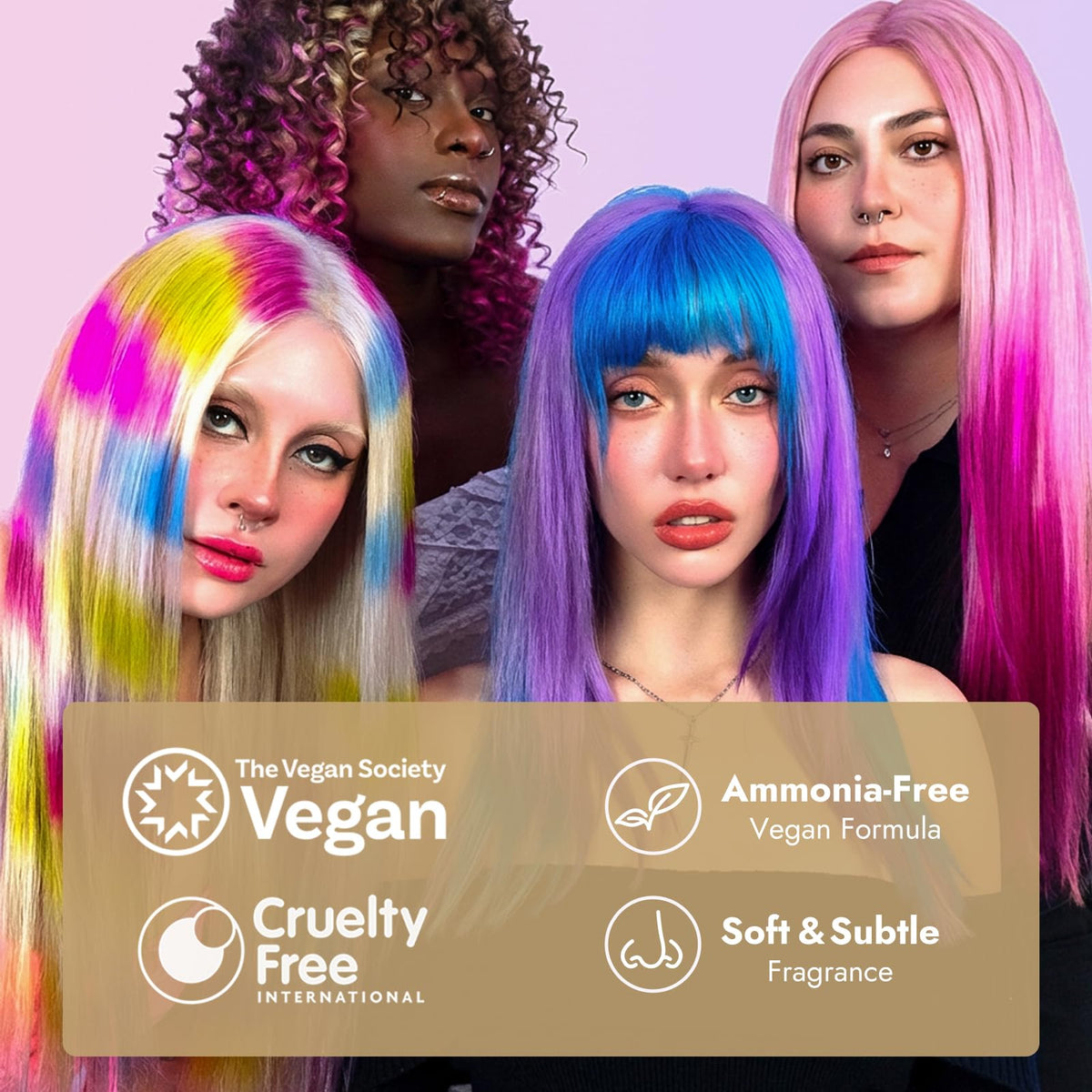 Rosy Brown ZUVI COLORBOX Semi Permanent Hair Color & Hair Dye Device, App-Controlled
