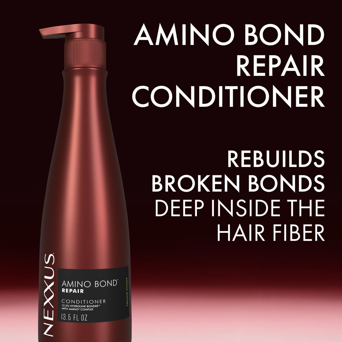 Black NEXXUS Conditioner Amino Bond for All Types of Damaged Hair with Amino Acids & Keratin Protein, variation