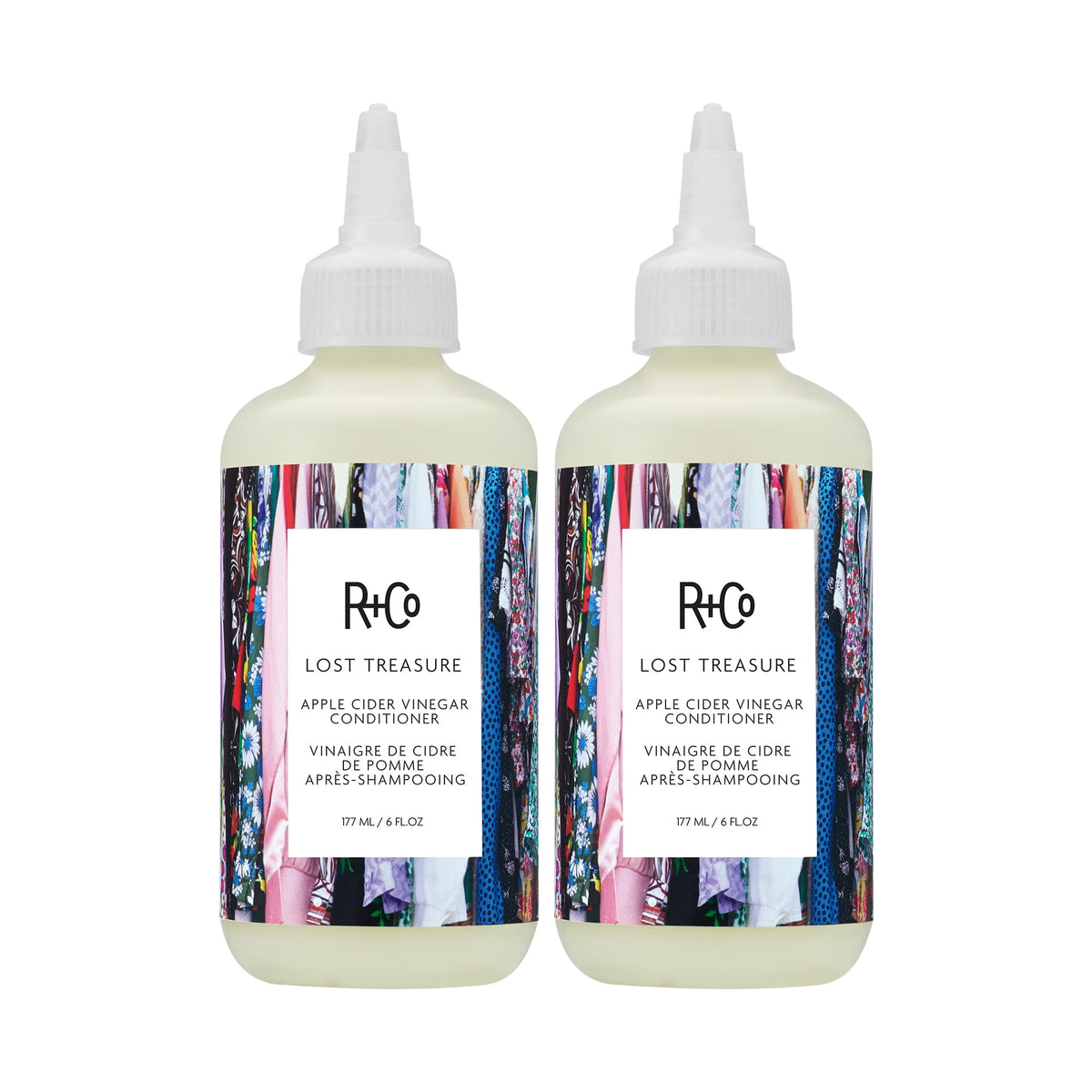 White Smoke R+Co LOST TREASURE Apple Cider Vinegar Conditioner 2 Pack