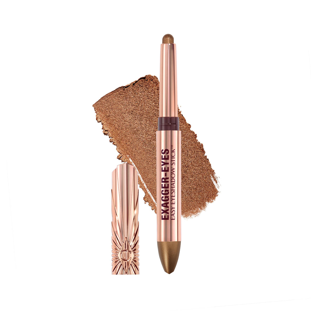 White Smoke Charlotte Tilbury Exagger-Eyes Easy Eyeshadow Stick, Blendable Cream