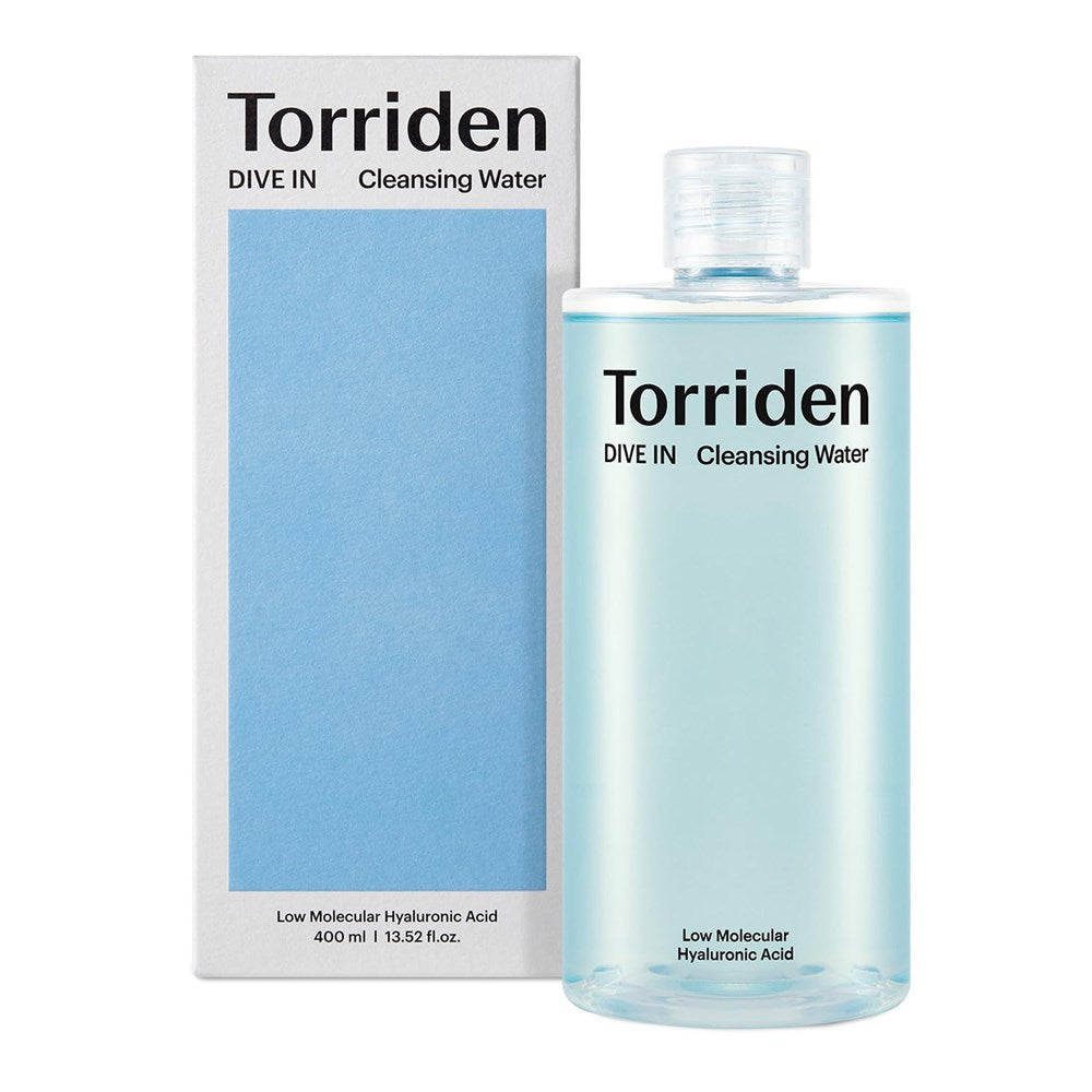 Sky Blue TORRIDEN DIVE-IN Low Molecular Hyaluronic Acid Cleansing Water (400ml)