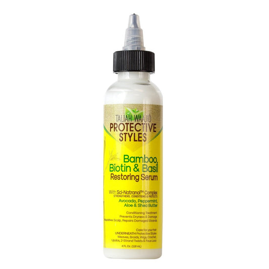 White Smoke TALIAH WAAJID Protective Styles Bamboo, Avocado &amp; Peppermint Restoring Serum (4oz)