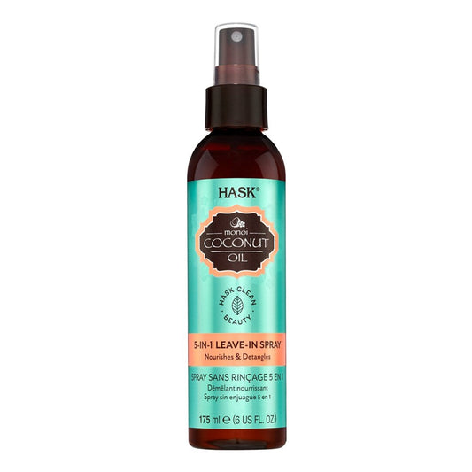 White Smoke HASK Monoi Coconut Oil 5-In-1 Leave In Spray (6oz)