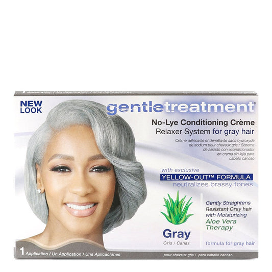 White Smoke GENTLE TREATMENT No-Lye Conditioning Creme Relaxer Kit