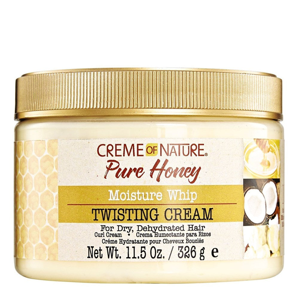 Bisque CREME OF NATURE Pure Honey Moisture Whip Twisting Cream (11.5oz)