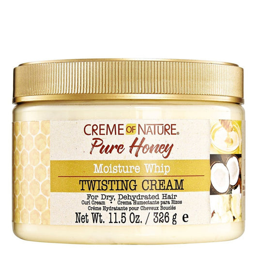 Bisque CREME OF NATURE Pure Honey Moisture Whip Twisting Cream (11.5oz)