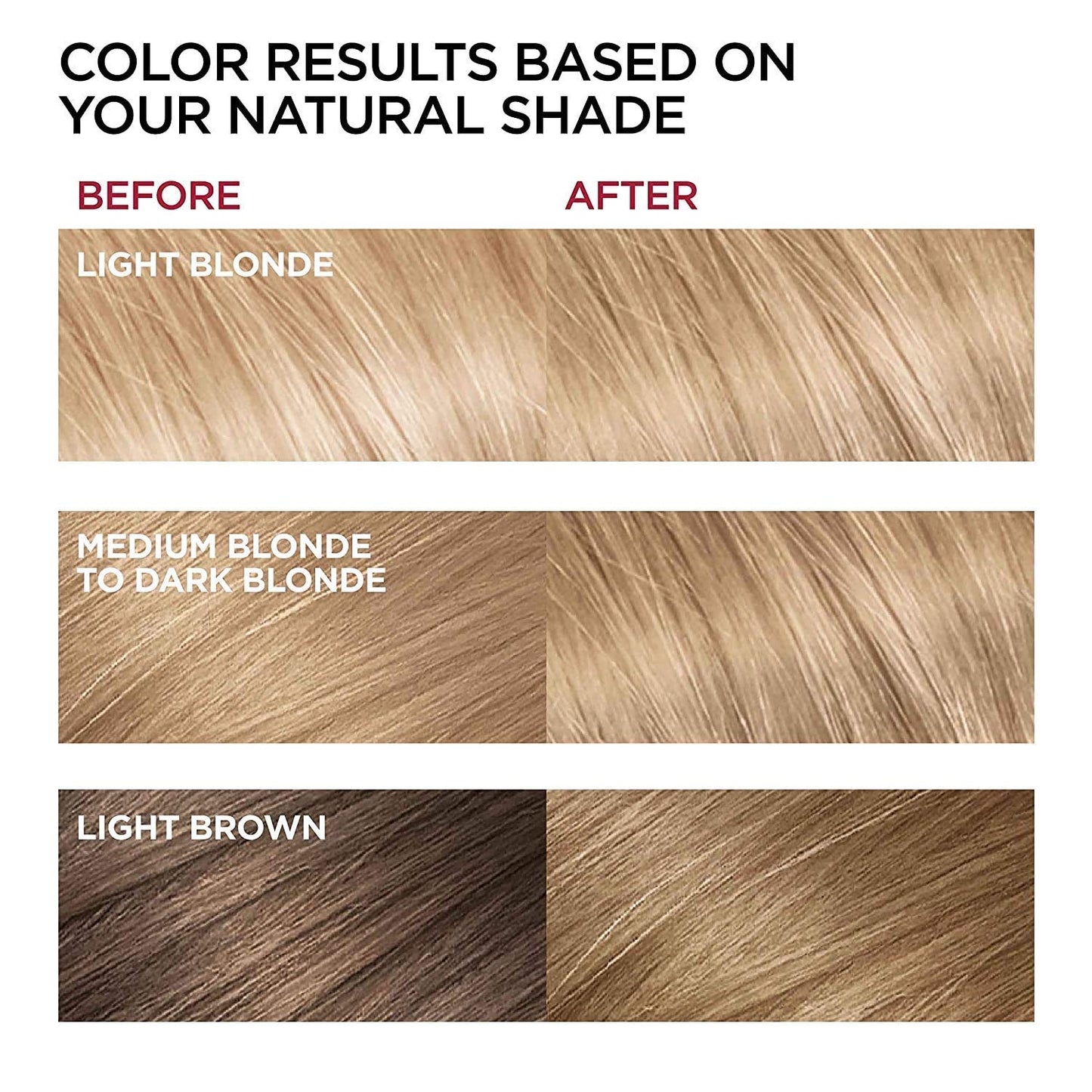 White Smoke L'Oreal Paris Superior Preference Fade-Defying + Shine Permanent Hair Color, 8 Medium Blonde, Pack of 3, Hair Dye