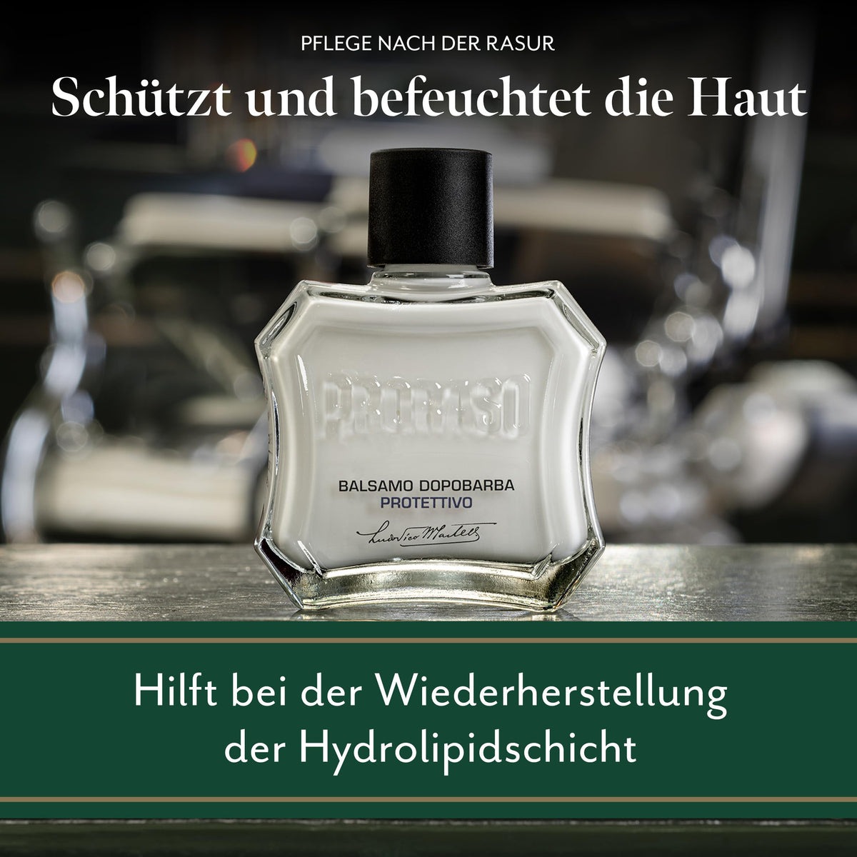 Black Proraso After Shave Balm - Aloe Vera & Vitamin E