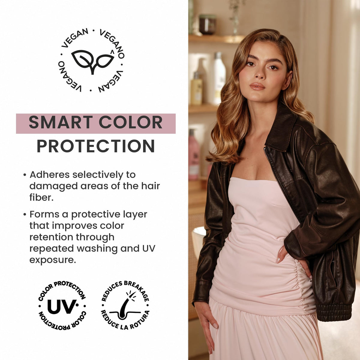White Smoke Salon In Color Protection Conditioner for Color-Treated Hair, Color Care