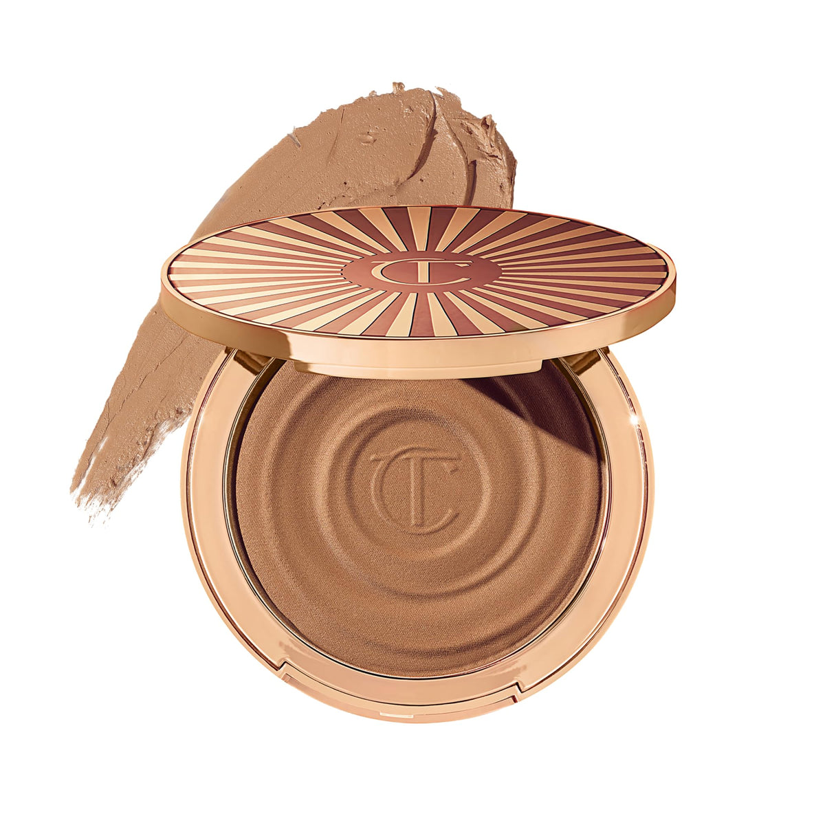 White Smoke Charlotte Tilbury Beautiful Skin Face & Body Cream Bronzer Makeup