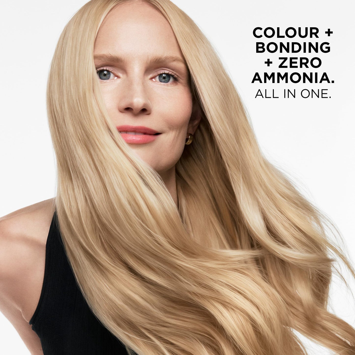 White Smoke Clairol ColorStrong Permanent Hair Dye, Ammonia‑Free, PPD‑Free, 100% Gray Coverage with Bonding System, 8.0 Medium Blonde - Malibu Hair Color, Pack of 1