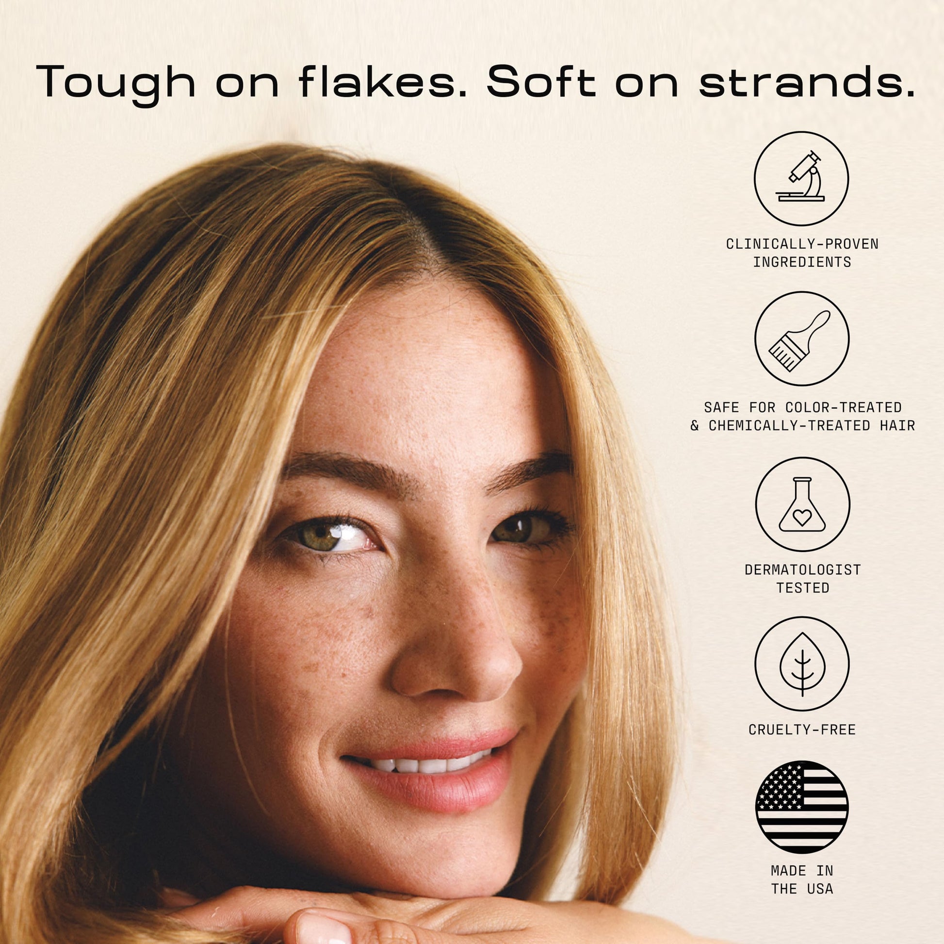 Misty Rose Jupiter Anti Dandruff Shampoo, Conditioner & Serum for Flaky, Itchy, Oily & Dry Scalp - Nourishes Scalp, Reduces Breakage & Flakes - Color-Safe, Sulfate-Free, Paraben-Free