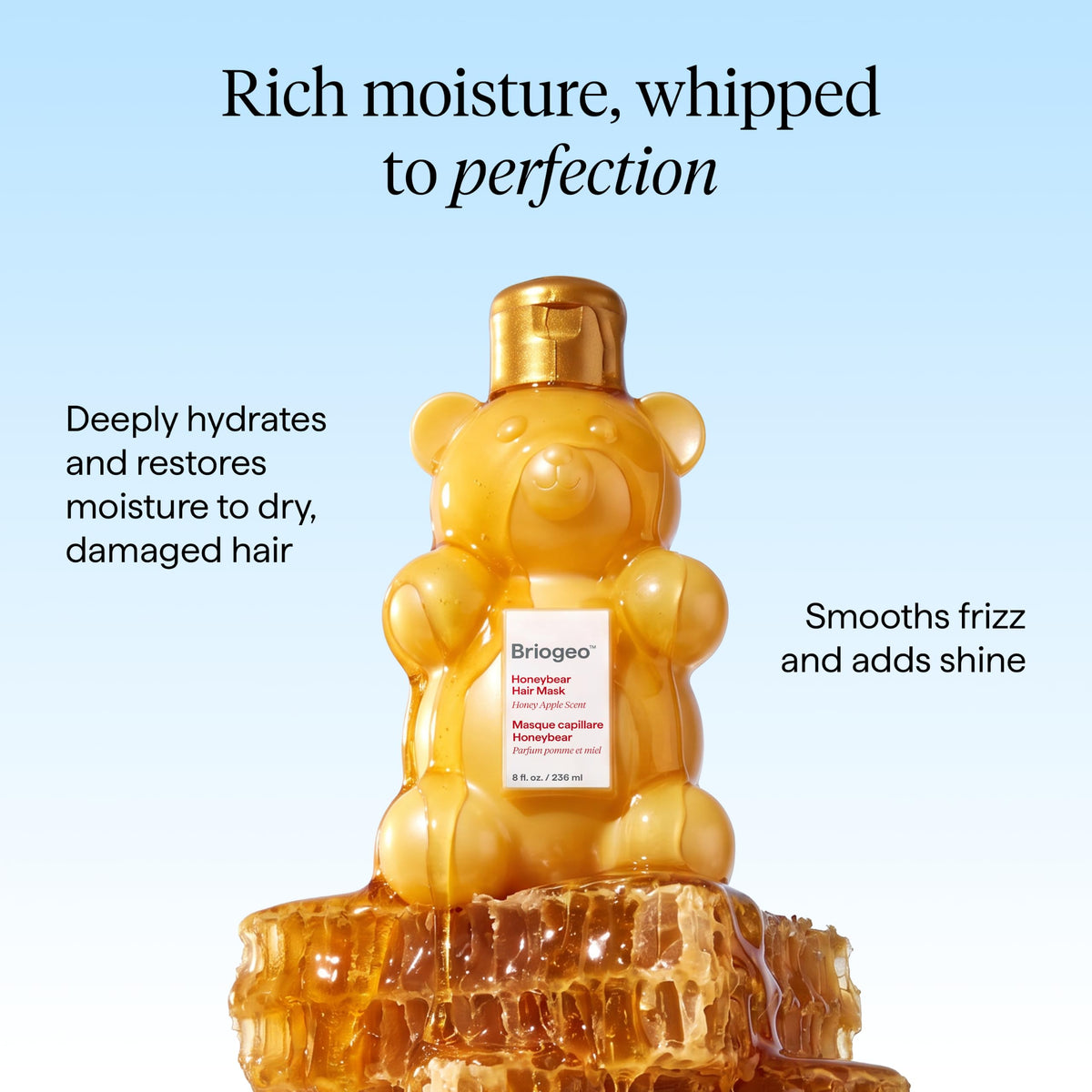 Pale Turquoise Briogeo Honeybear Hair Mask
