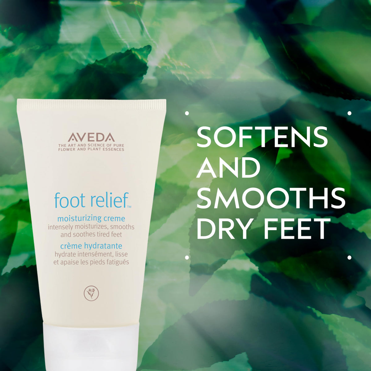 Antique White AVEDA Foot Relief Moisturizing Creme | Exfoliates, Softens & Smooths Dry Feet | with Jojoba, Peppermint, Tea Tree, Castor Oils, 4.2 Fl Oz