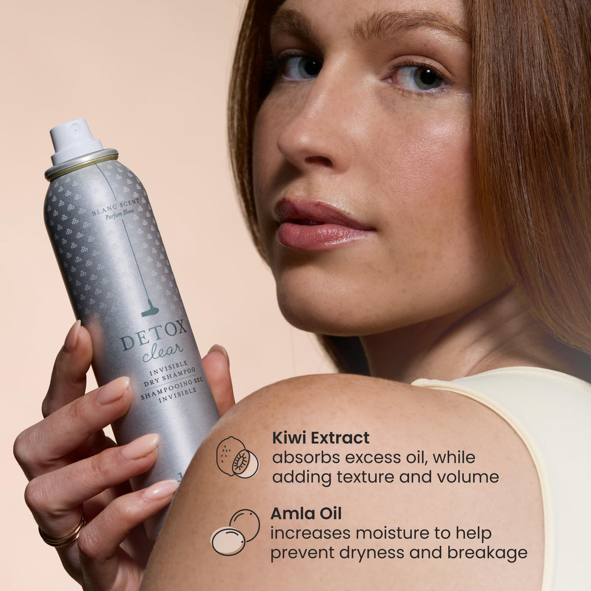 Wheat Drybar Detox Clear Invisible Dry Shampoo Spray, Blanc Scent, 3.8 oz