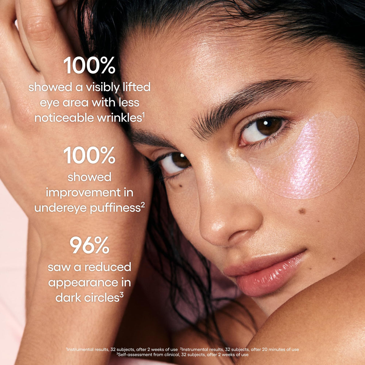 Tan LANEIGE Bouncy & Firm Hydrogel Eye Patches