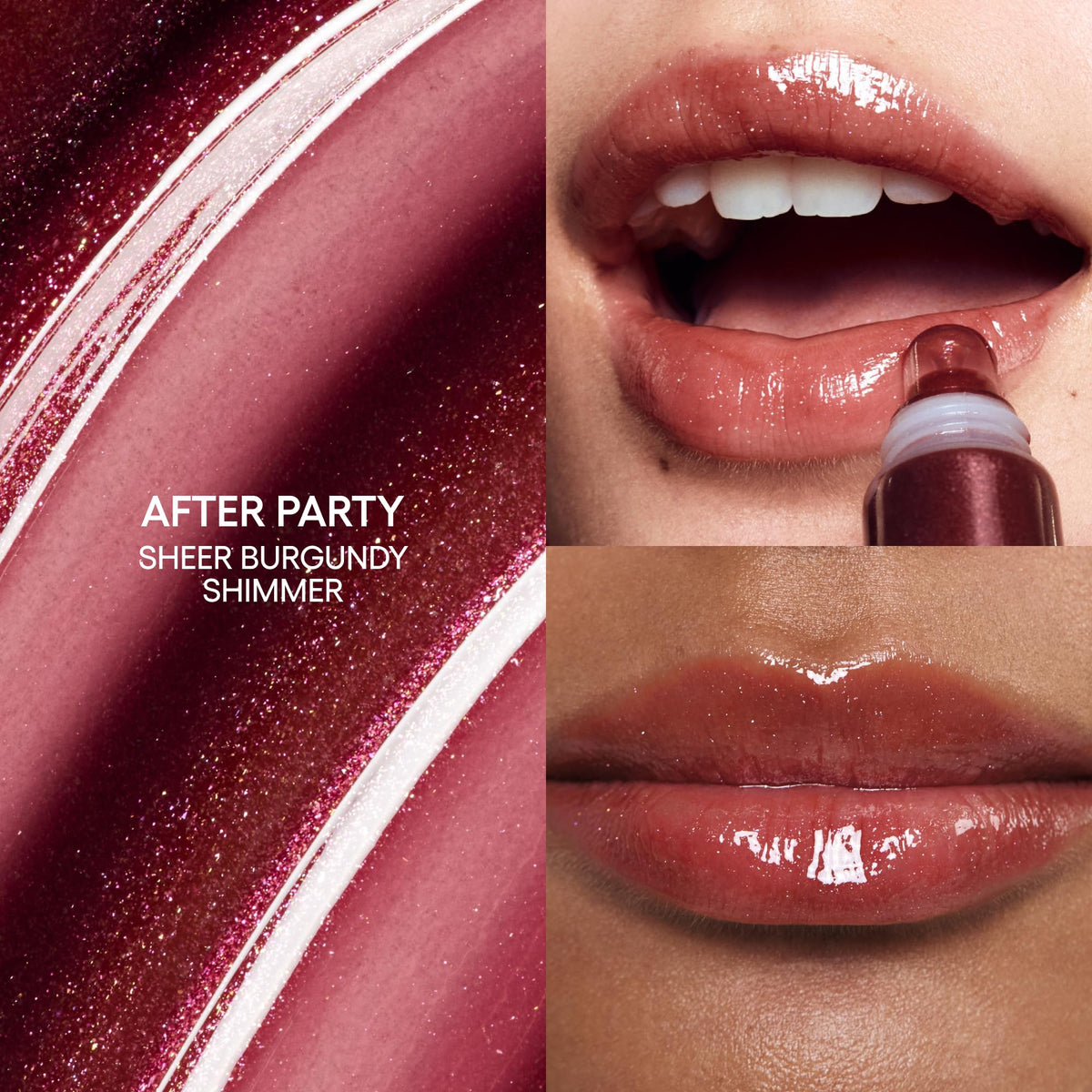Black LANEIGE Lip Glowy Balm: Sheer Tinted Lip Treatment Balm Tube