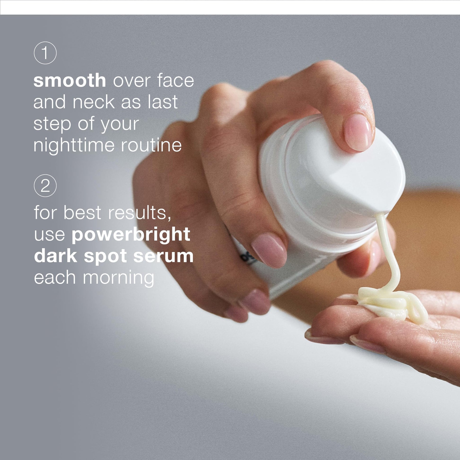 Dark Gray Dermalogica PowerBright Overnight Cream, Face Moisturizer for Night Time, Restore Skin and Fade Dark Spot, 1.7 fl oz