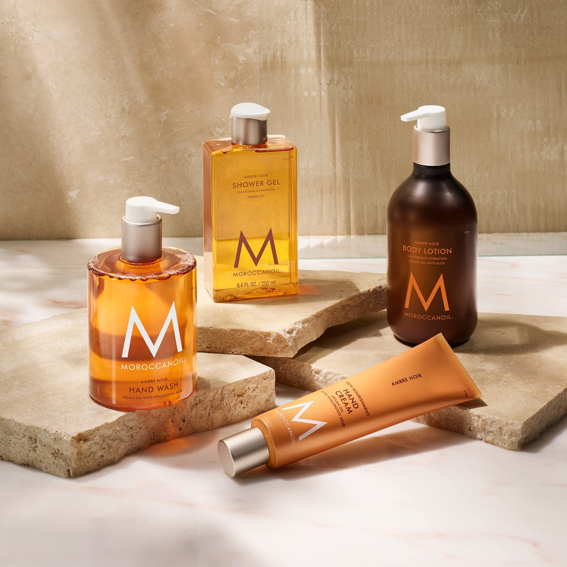 Rosy Brown Moroccanoil Hand Cream Ambre Noir, 3.4 Fl. Oz.