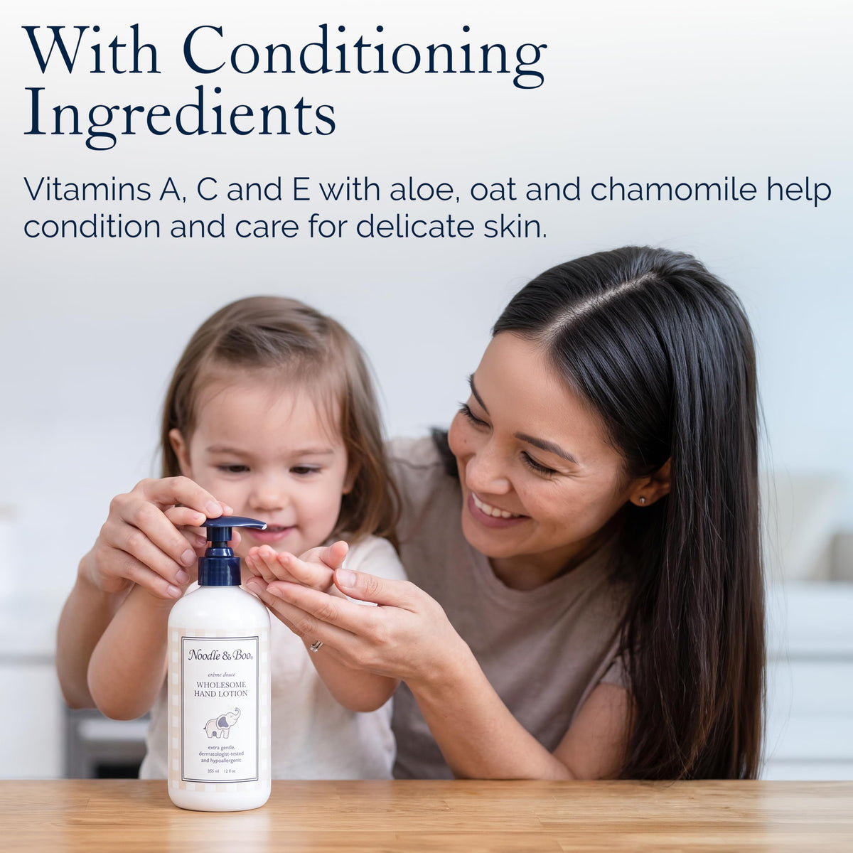 Light Gray Noodle & Boo Hand Care Essentials, Hand Wash + Lotion, 2-Piece Set, 12 Oz