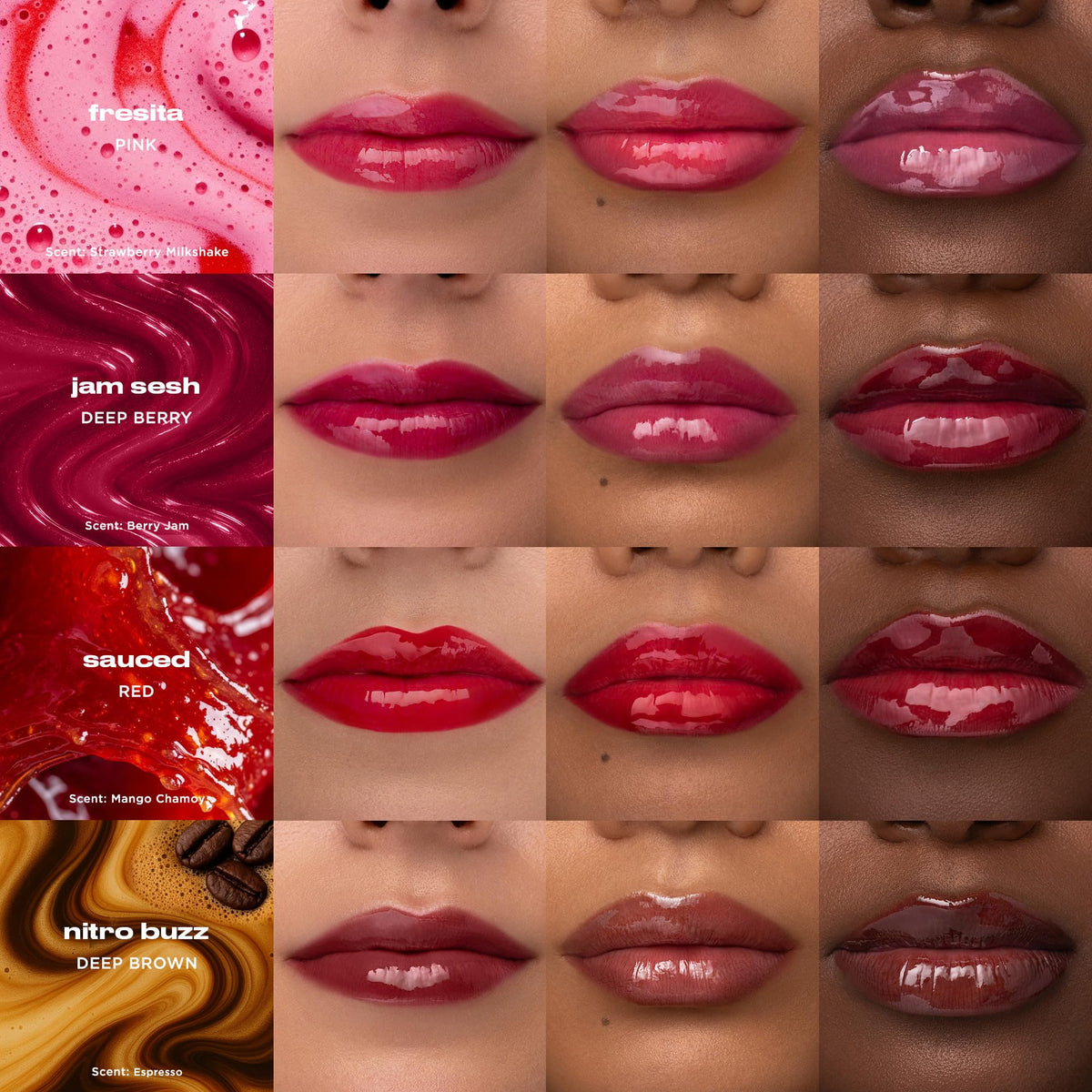 Rosy Brown Urban Decay Lip Toy Lip Oil - High Stain, Deep Berry Gloss (Jam Sesh)