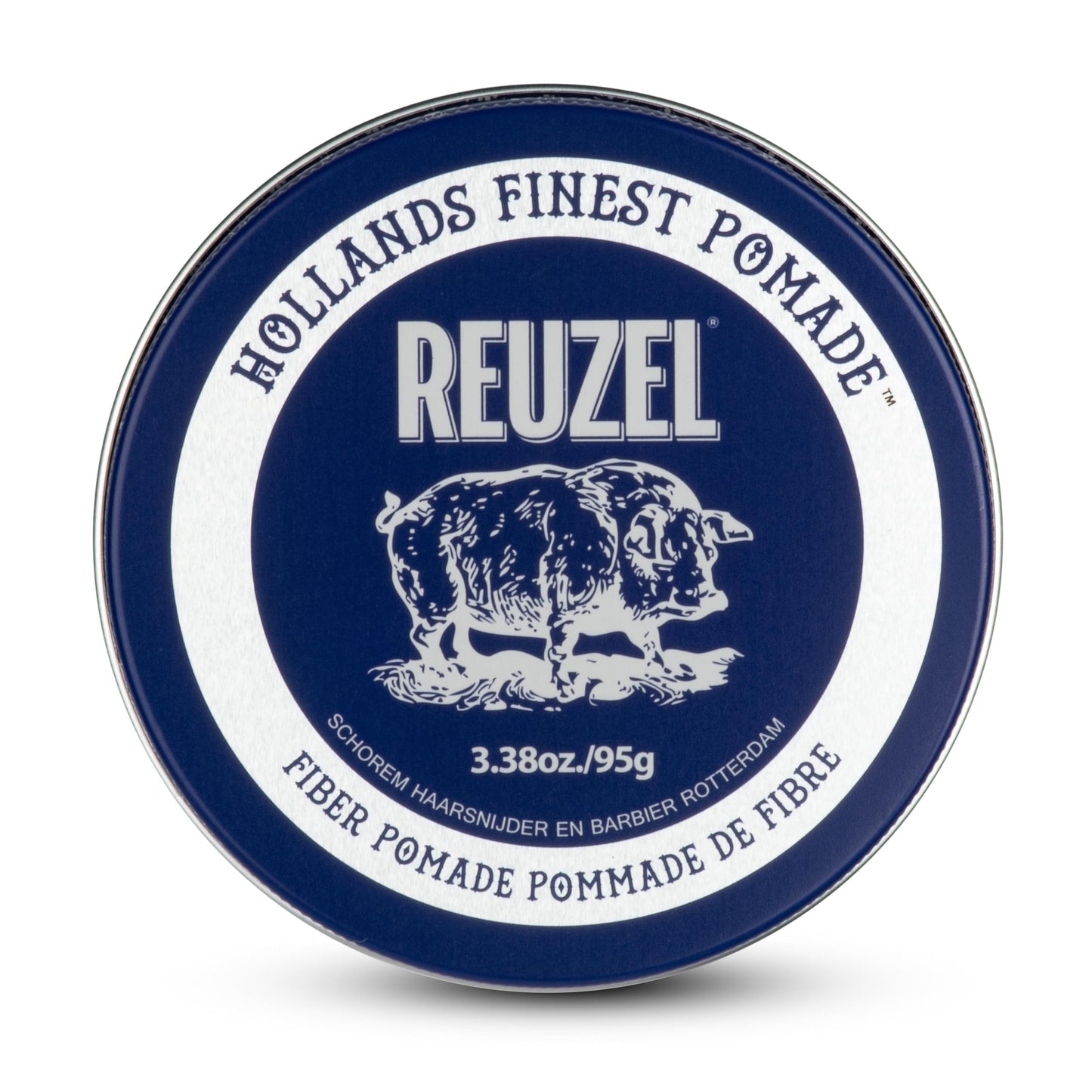 White Smoke REUZEL Fiber Pomade, Firm and Pliable All Day Hold, Water Soluble Styling, Low Shine and Flake Free, Easy To Wash Out, For All Hair Types