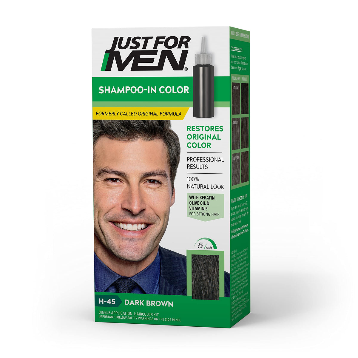 White Smoke Just for Men Control GX Grey Reducing 2-in-1 Shampoo and Conditioner
