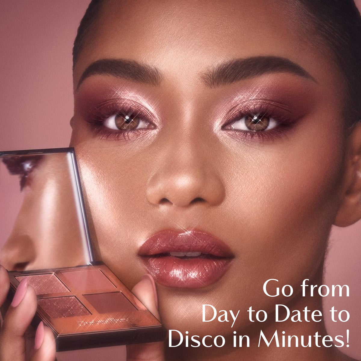 Rosy Brown Charlotte Tilbury Bigger, Brighter Eyeshadow Palette
