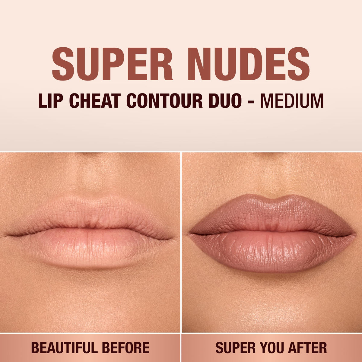 Dark Salmon Charlotte Tilbury Lip Cheat Contour Duo - Dual-Sided Lip Liner Pencil