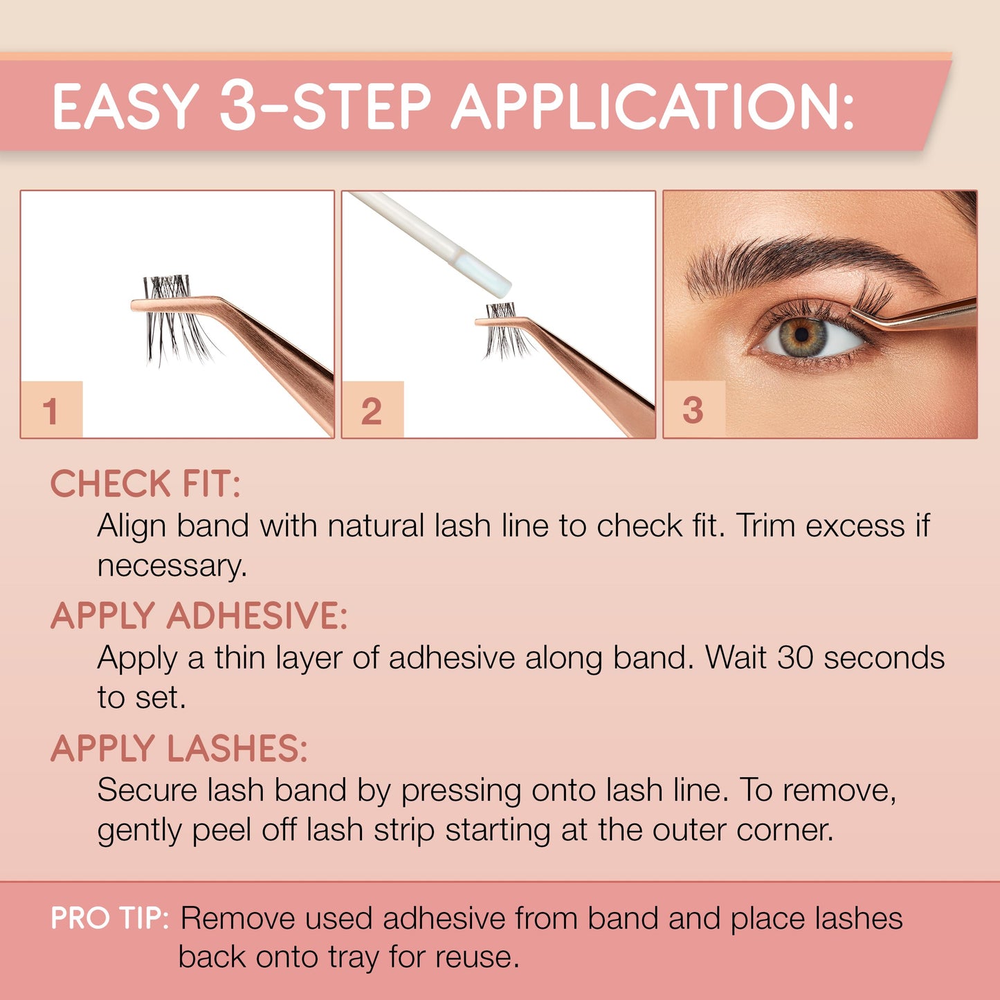 White Smoke Ardell Naked Half Lashes 421 – Delicately Handcrafted Half Eyelashes Wispy Cat Eye Lashes Strips Fake Eyelash Strip for Natural Lift, 5 Pairs, 1 Pack