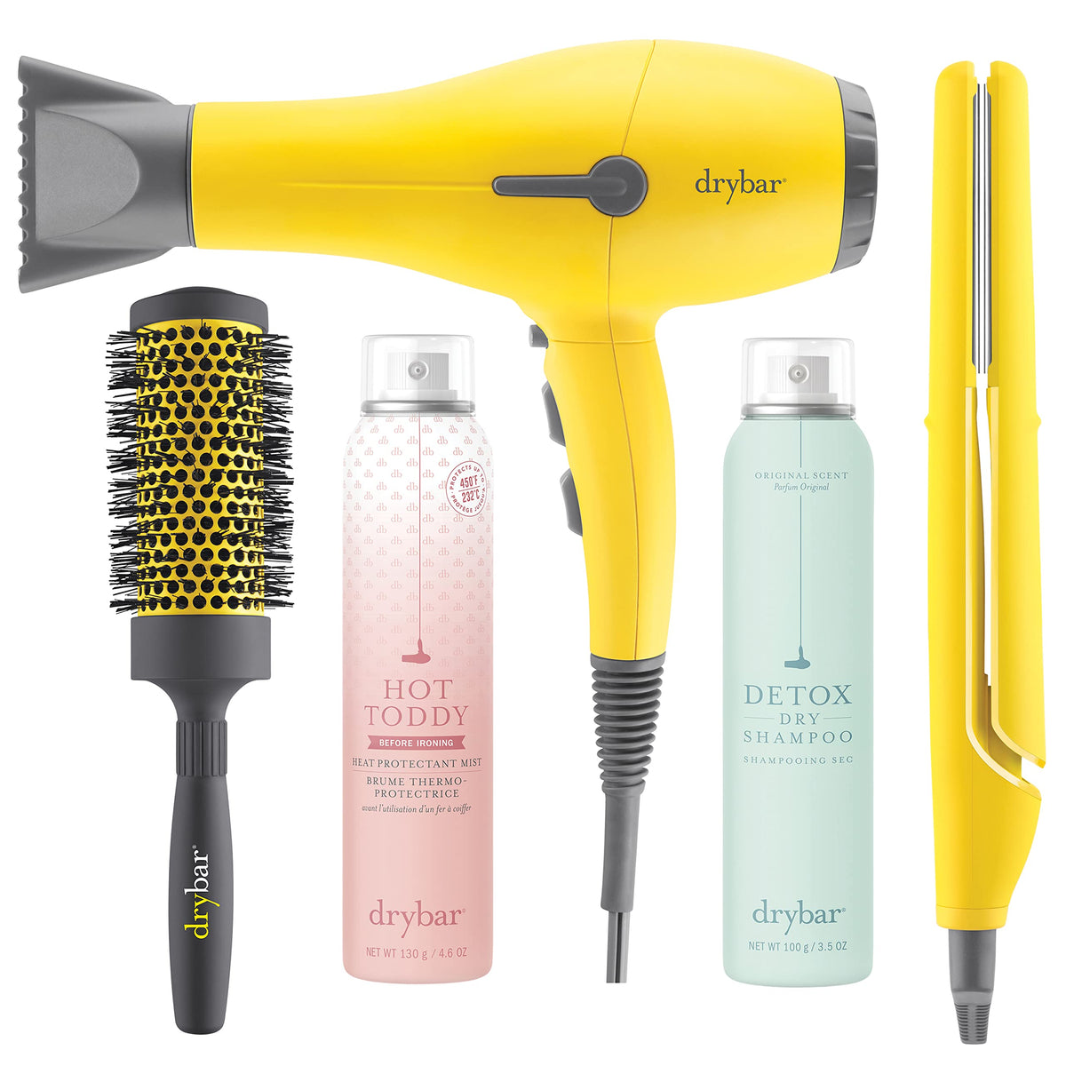 White Smoke Drybar The Ultimate Frizz-Free Blow-Dry and Styling Set