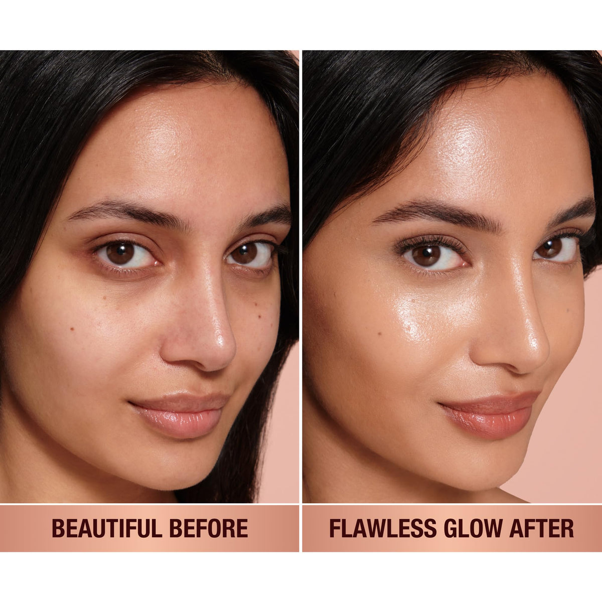 Dark Salmon Charlotte Tilbury Hollywood Flawless Filter - Multi‑Use Makeup Primer, Complexion Booster & Illuminating Liquid Highlighter with Sheer Coverage - Smooths & Blurs Skin