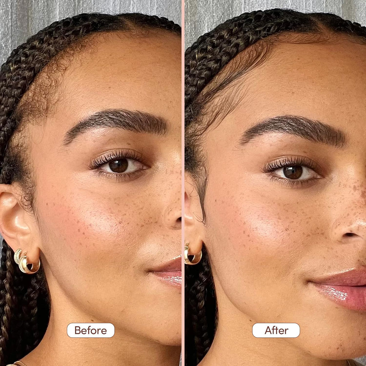 Dark Salmon Mizani Artful Edges Control Hair Gel - Flake-Free With No Buildup