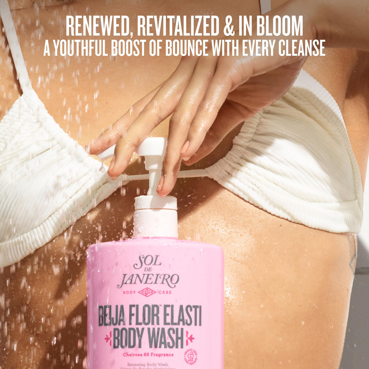 Tan Sol de Janeiro Beija Flor Body Wash - 1L Jumbo Size with Pump