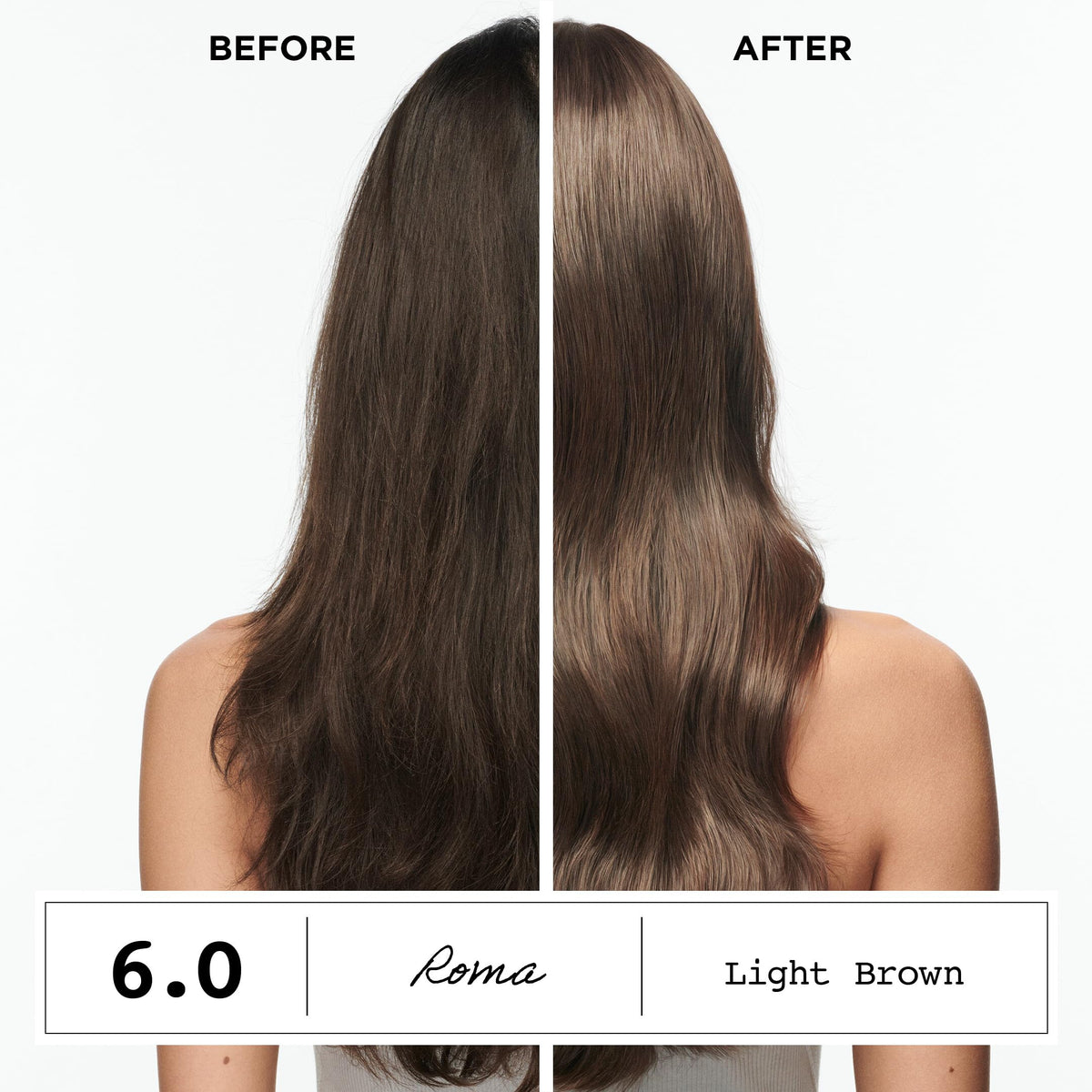 White Smoke Clairol ColorStrong Permanent Hair Dye Ammonia-Free, 6.1 Light Ash Brown
