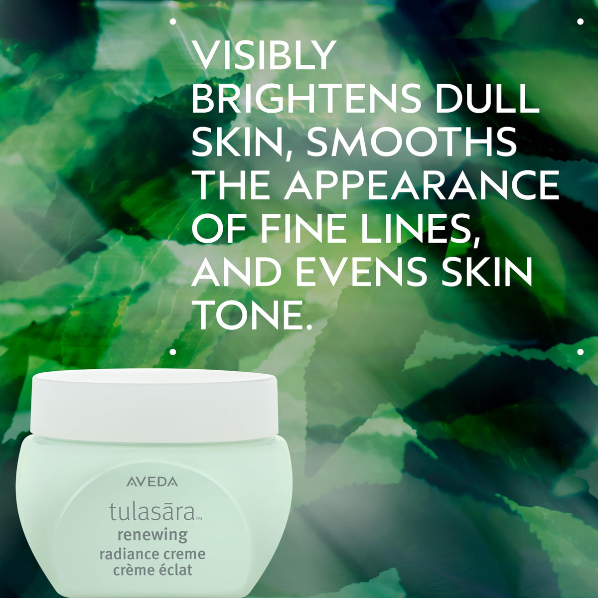 Light Gray Aveda Tulasara Renewing Radiance Creme | Brightening Face Cream with Vitamin C | Visibly Smooths Fine Lines | 97% Naturally Derived*, 1.7 Fl Oz