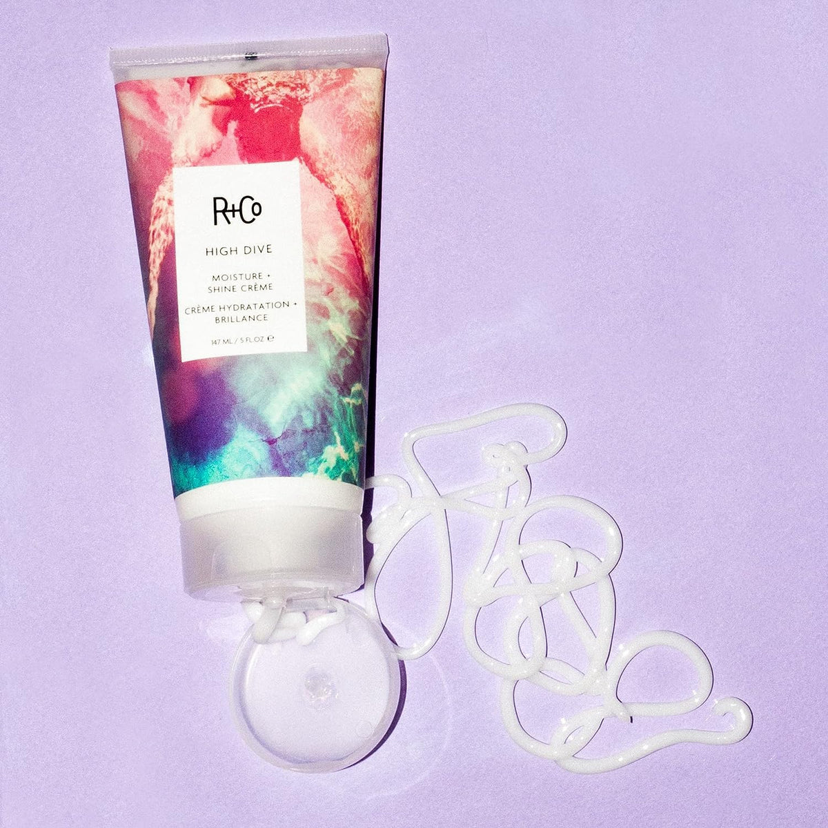 Thistle R+Co HIGH DIVE Moisture + Shine Crème | Leave-In Hydrating Cream for Smooth, Frizz-Free Hair | Adds Softness, Shine & Manageability | Vegan & Color-Safe