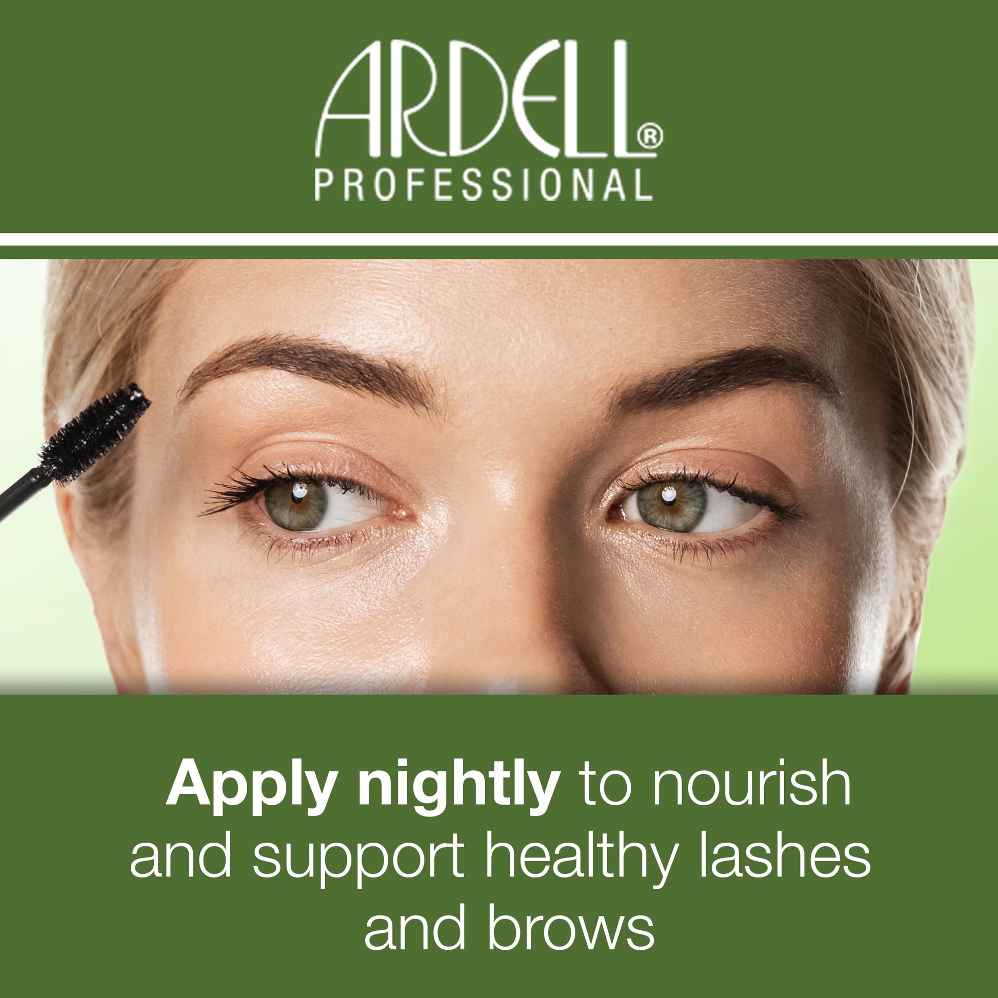 Dark Olive Green Ardell 100% Pure Castor Oil for Lashes & Brows – Cold Pressed, Castor Oil Organic, Eyelash Serum for Fuller, Thicker Lashes & Brows