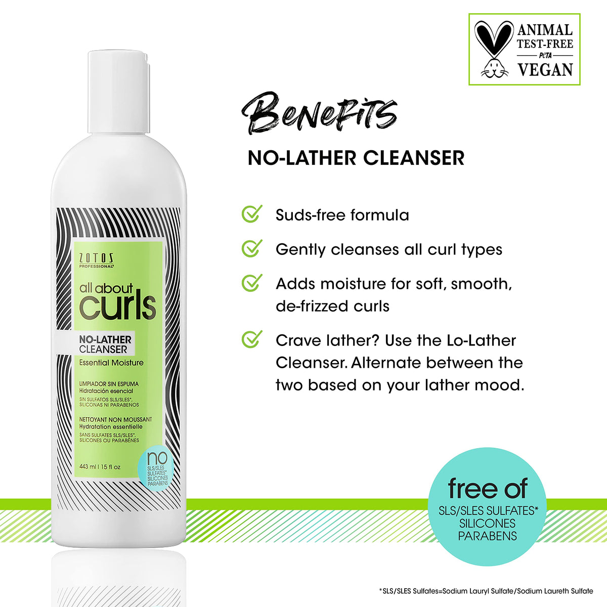 White Smoke ALL ABOUT CURLS No-Lather Cleanser Shampoo | Essential Moisture | Gentle Cleansing | Suds-Free | All Curly Hair Types | Vegan & Cruelty Free | Sulfate Free | 15 Fl Oz