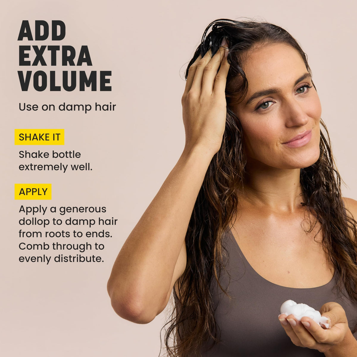 Light Gray Drybar Southern Belle Volume-Boosting Mousse